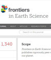 Frontiers in Earth Science雜志封面